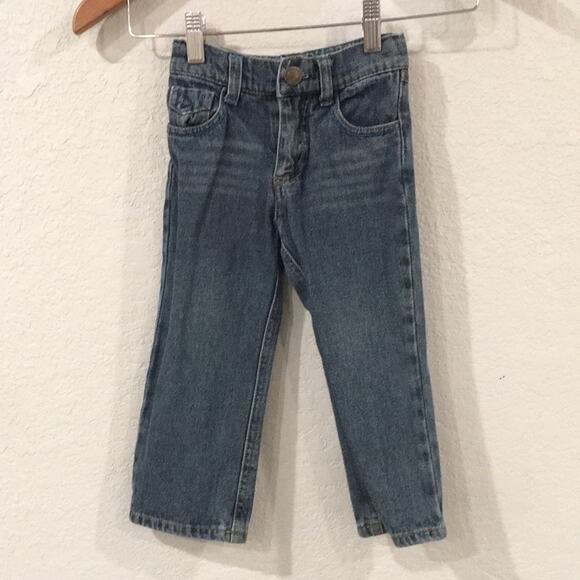 Beverly Hill Polo Club Boys 2T Straight Leg Jeans 100% Cotton‎ Adjust - Picture 1 of 10